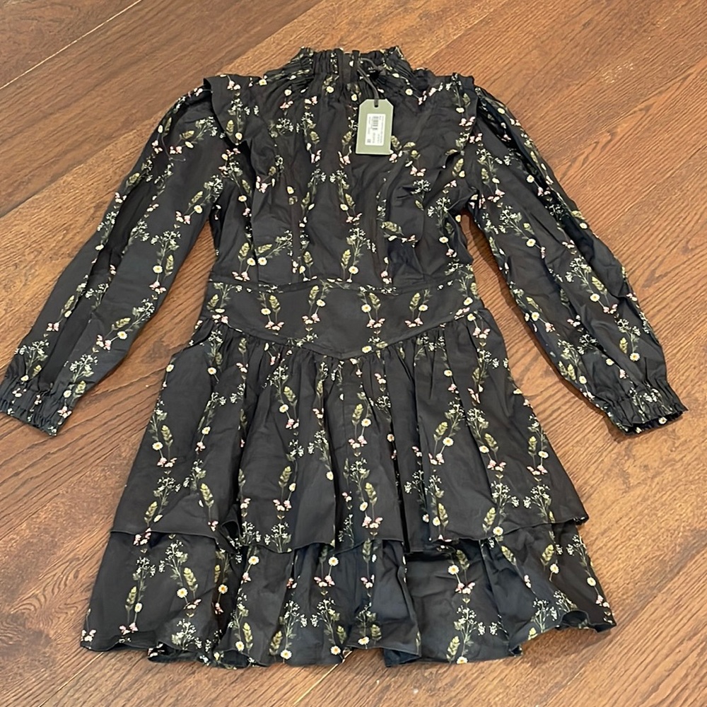 All Saints Black Long Sleeve Dress Size 4